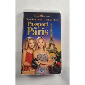 Passport To Paris VHS Tape 1999 - Mary-Kate Olsen Ashley Olsen